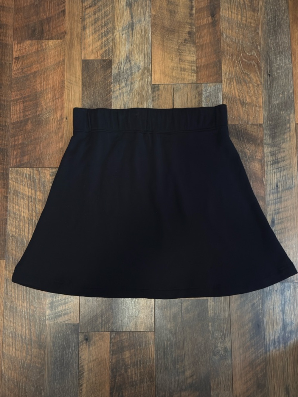 Free People FP Beach Women's Cotton Elastic Waist Black SKIRT Size large L